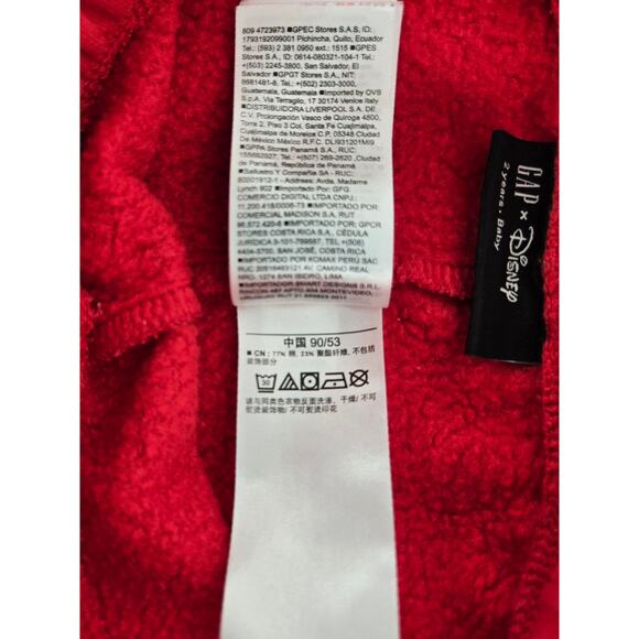 GAP x DISNEY 2024 KIDS MICKEY MODERN RED SWEAT PANT SIZE TODDLER 2 YEARS - Picture 10 of 11